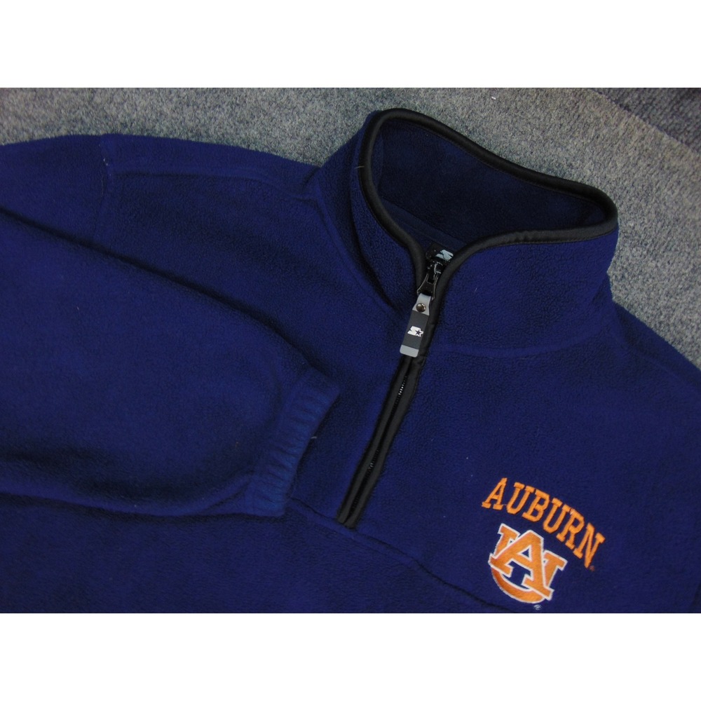 Auburn Pullover Mens Large Starter Navy Blue Fleece NCAA Tigers Gorpcore SEC